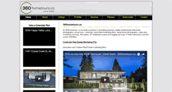 Desktop Screenshot of 360hometours.ca